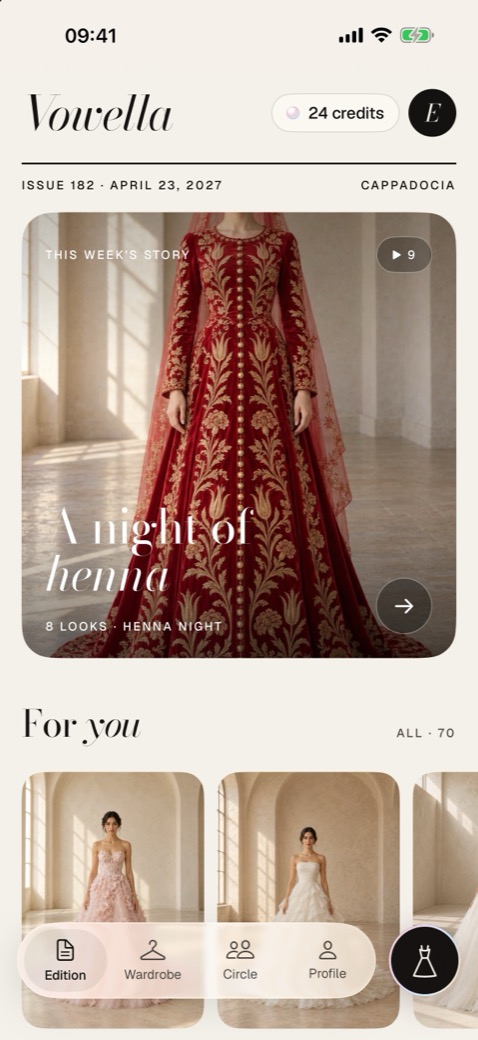 Vowella: the weekly edition of curated gowns